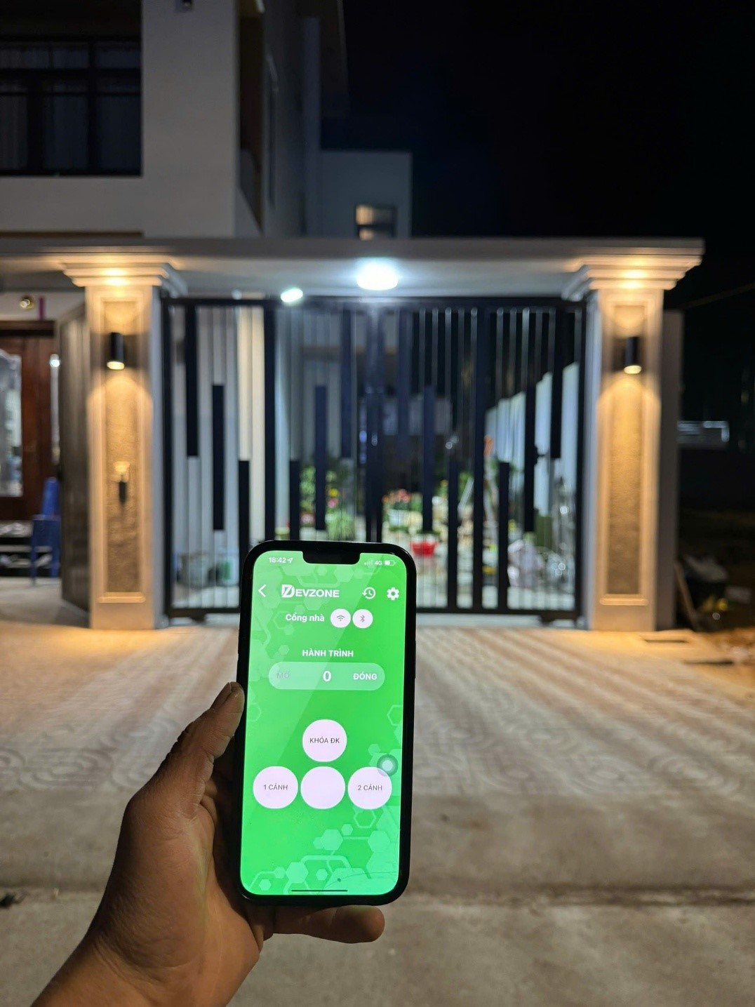 bo dieu khien cua cong tu xa qua dien thoai devzone 3