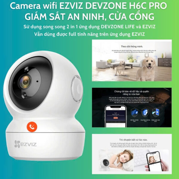 camera wifi ezviz devzone h6c pro lap trong nha giam sat cua cong dam thoai ghi hinh mau ban dem cao cap chinh hang 1 (5)