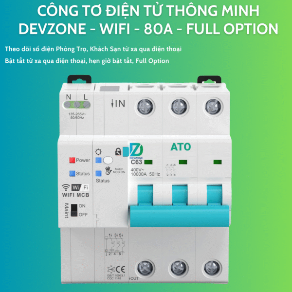 Cong to dien tu Aptomat DEVZONE