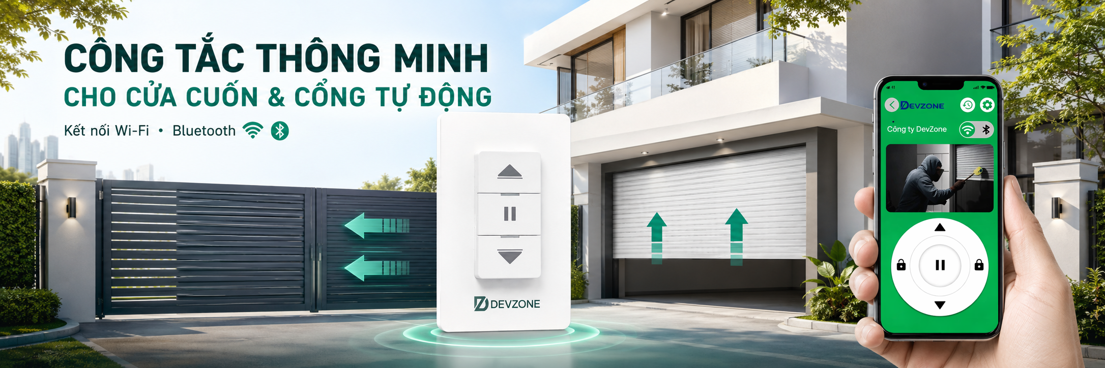 bộ điều khiển cửa cuốn thông-minh-devzone