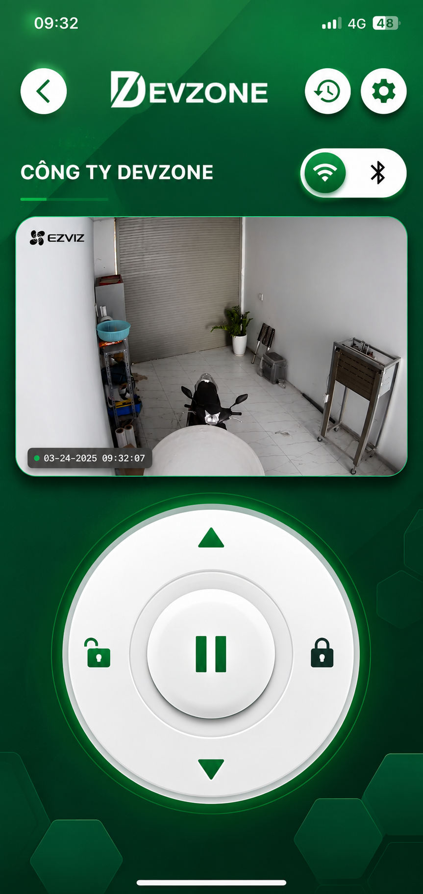 License EZVIZ tích hợp camera vào app DEVZONE