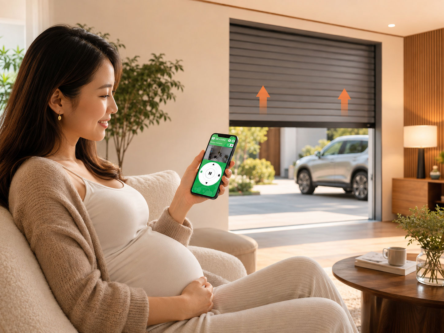Điều khiển cửa cuốn qua ứng dụng DEVZONE