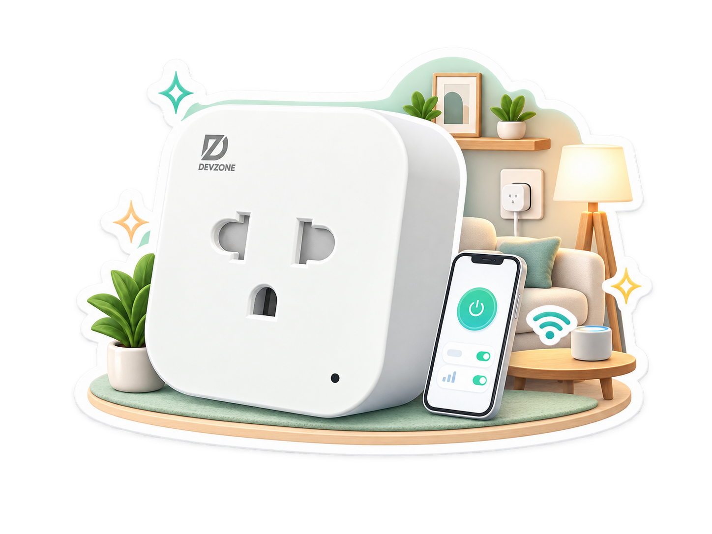 Ổ cắm điện thông minh DEVZONE SPD