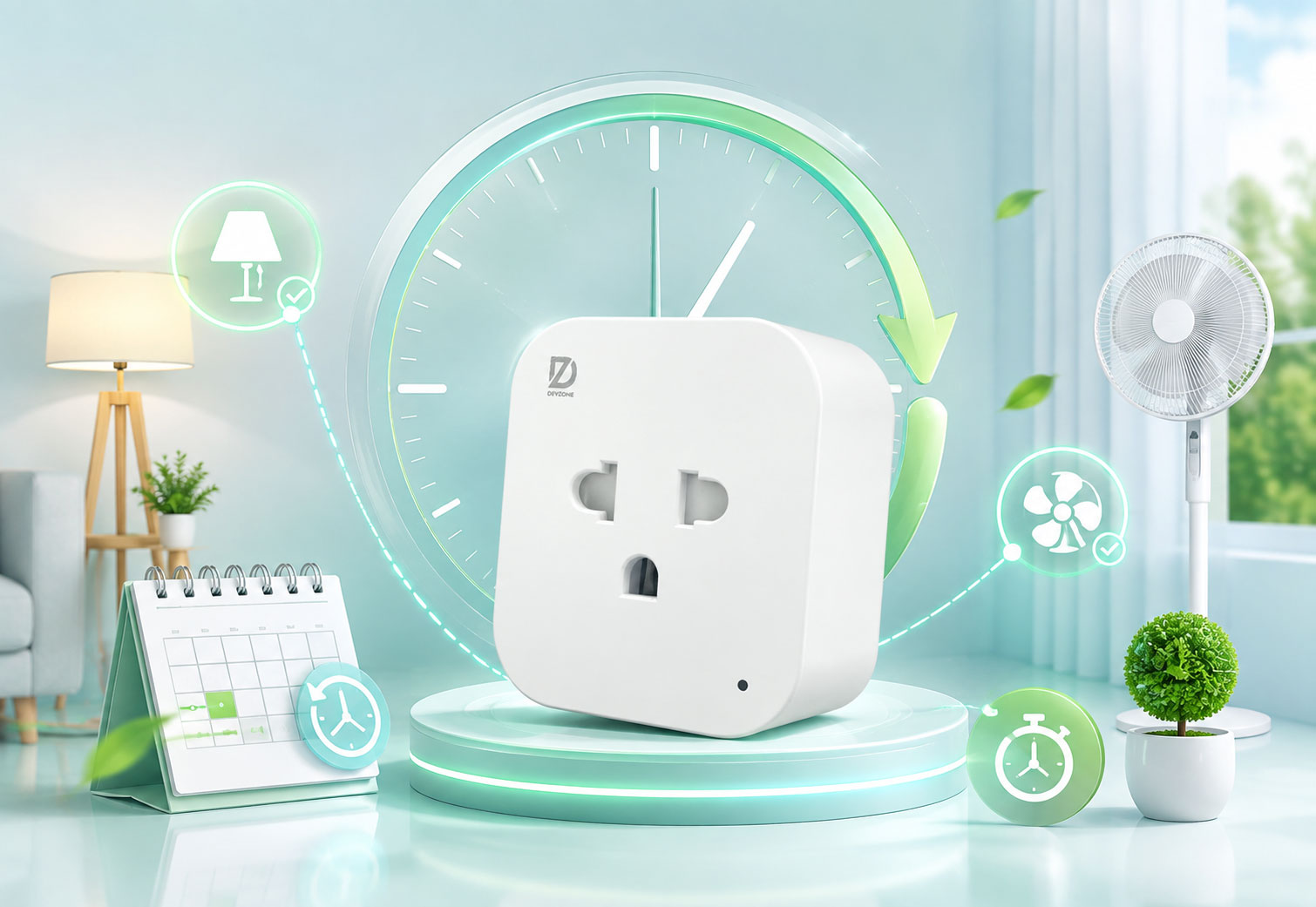 Hẹn giờ bật tắt thiết bị điện tự động với DEVZONE SPD